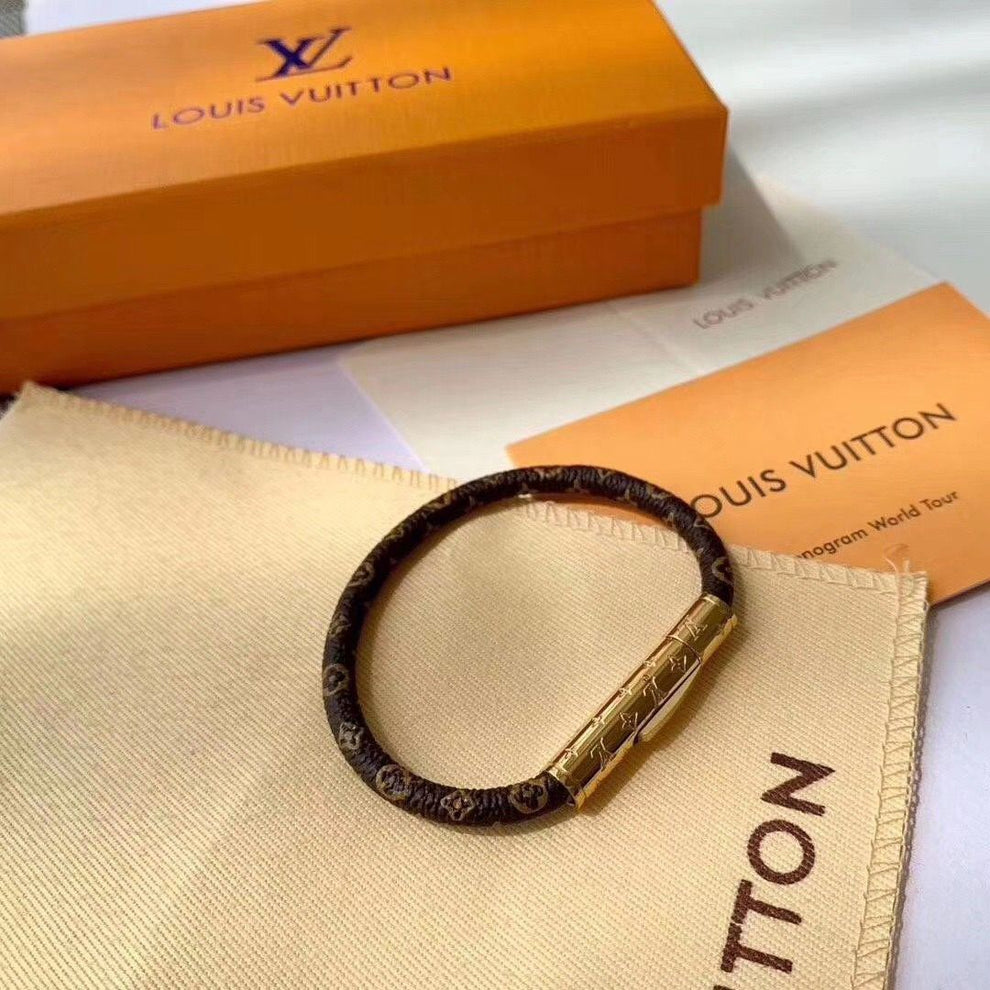 LV Héritage Monogram Gold Bracelet