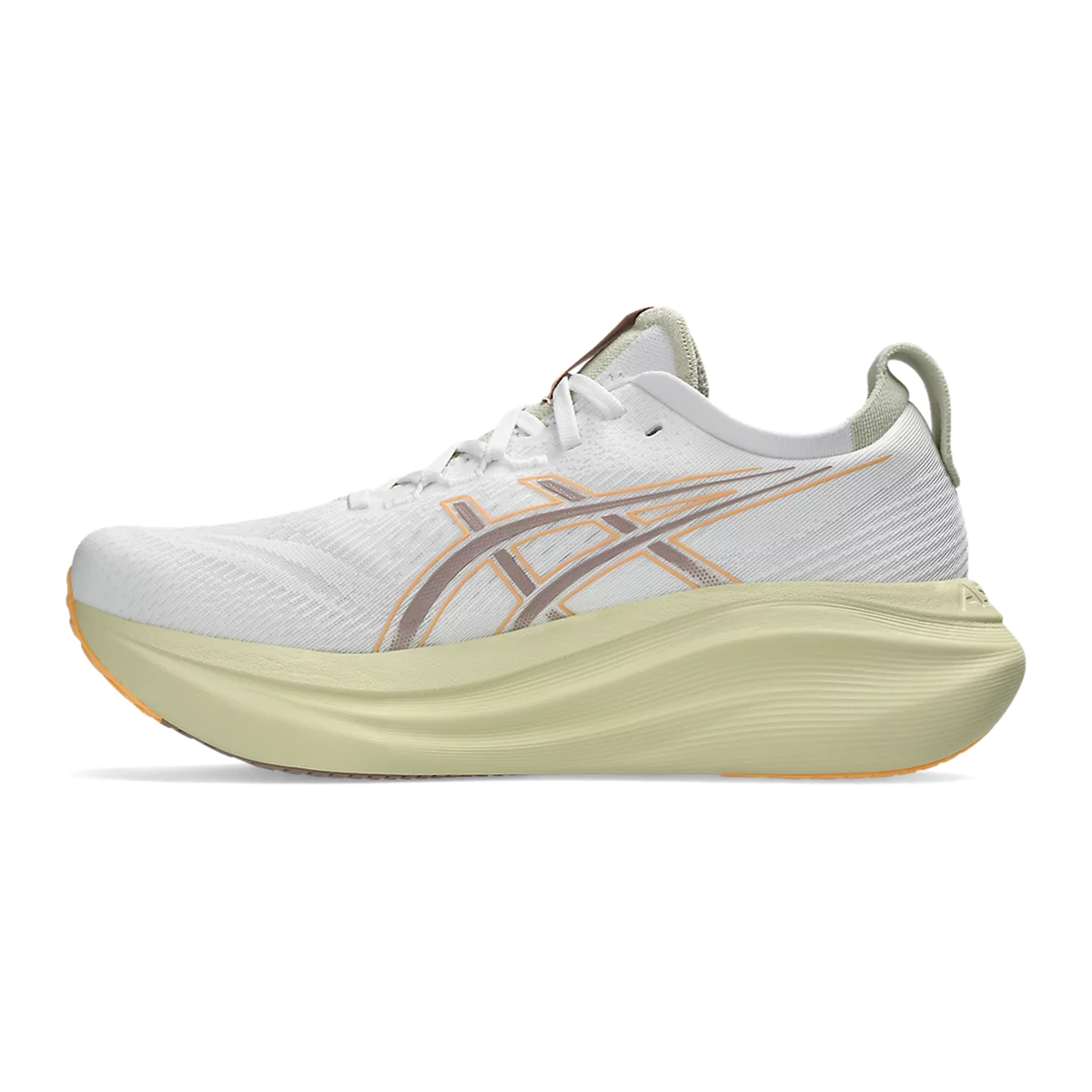 Asics Gel Nimbus 27 White - Fawn Mens