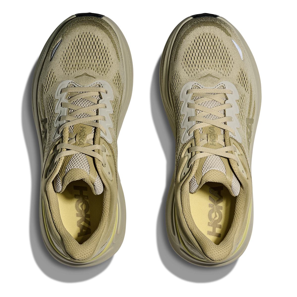 Hoka Bondi 9 Grassland - Oyster Mushroom