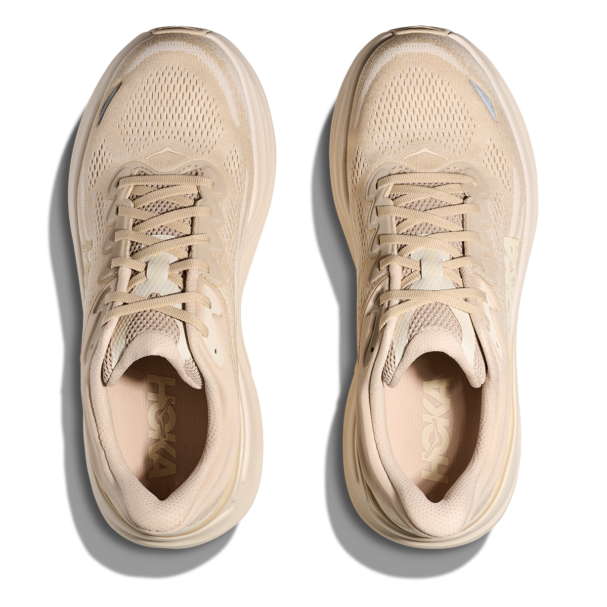 Hoka Bondi 9 Oatmeal - Oat Milk