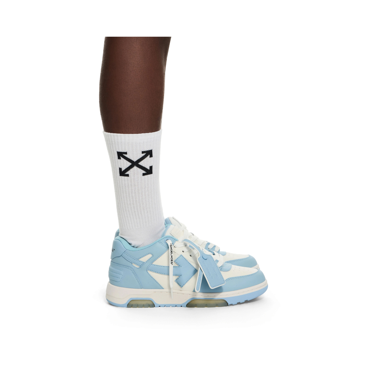 Off-White Out Of Office Sneaker – Light Blue/White Low-Top
