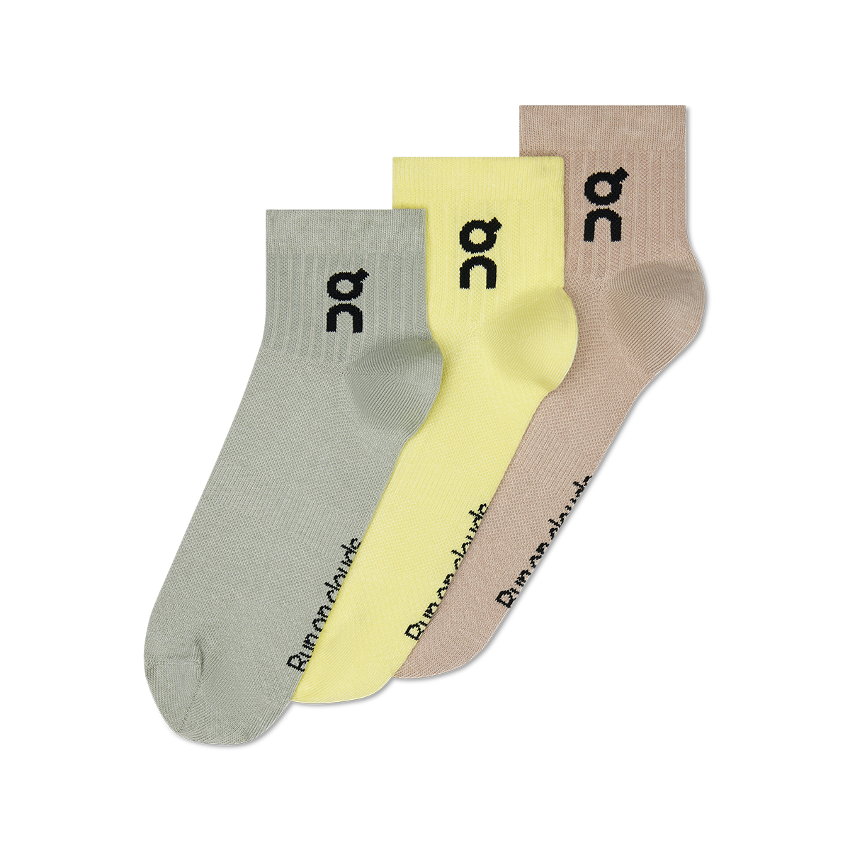 ON Logo Sock Mid 3P
