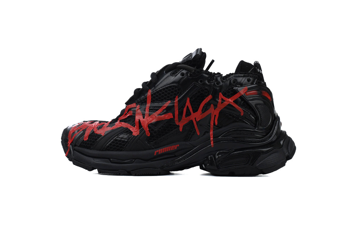 Balenciaga Runner 'Graffiti - Black Red'
