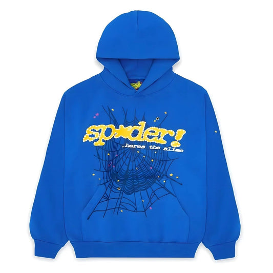 "Sp5der" Hoodie Blue
