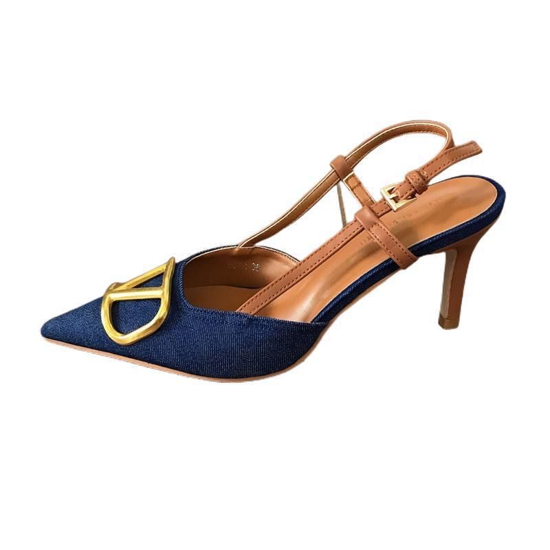 ""Blue V" Heels