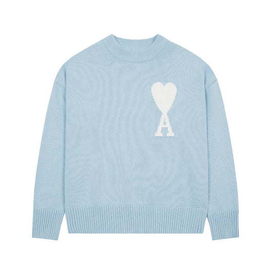 "Heart" - Sweater Babyblue