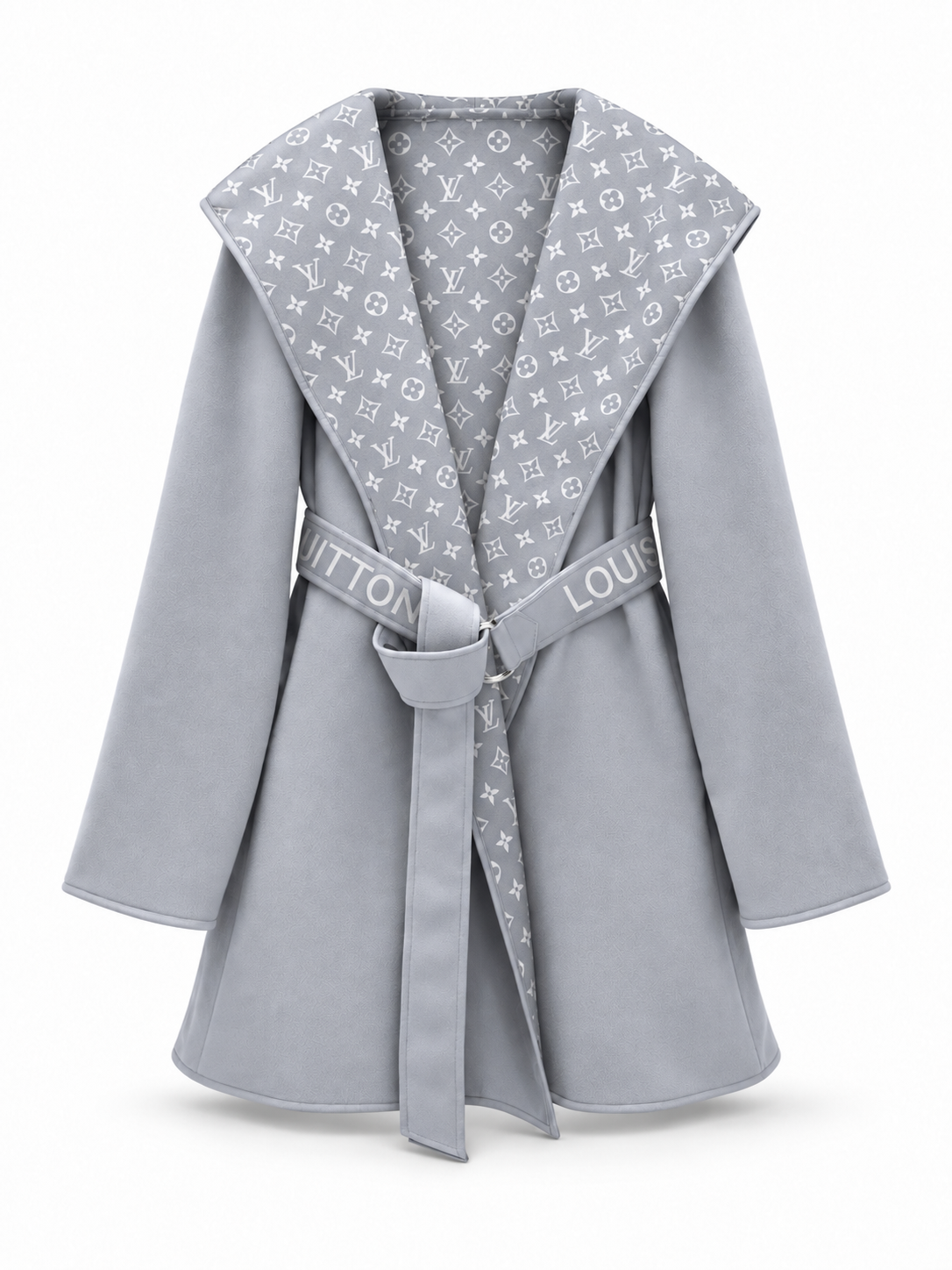 "LV" Étoile Monogram Wrap Coat