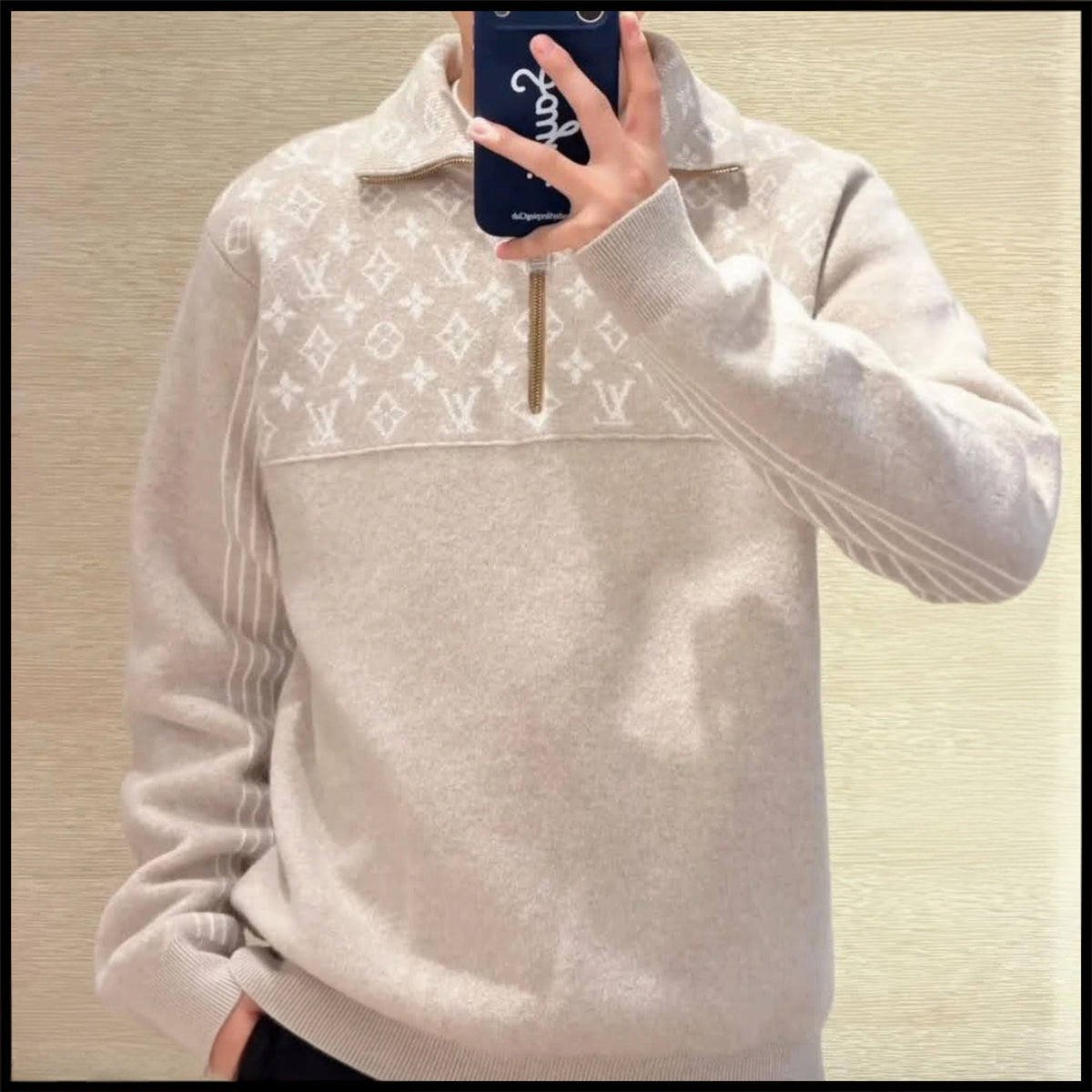 "LV" Cardigan