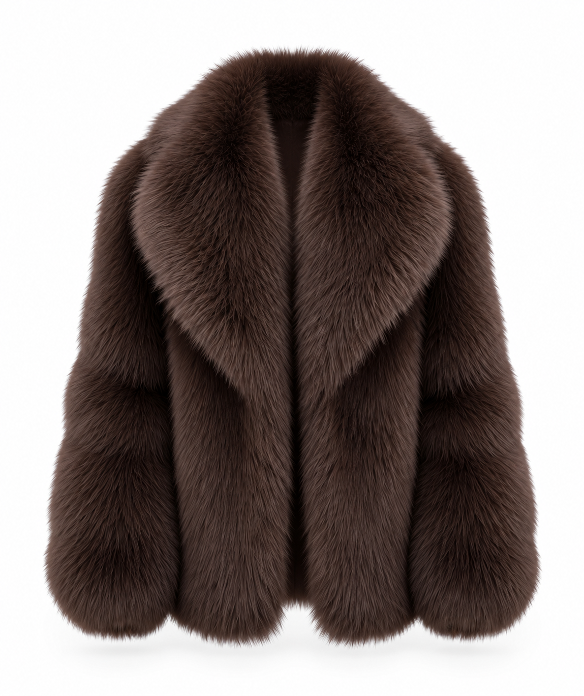 Mocca Royale Oversized Fur Jacket