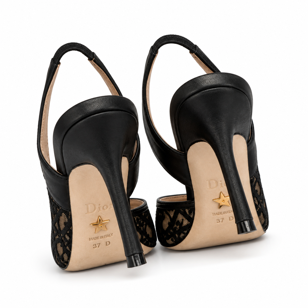 „CD“ Monogram Slingback Pumps