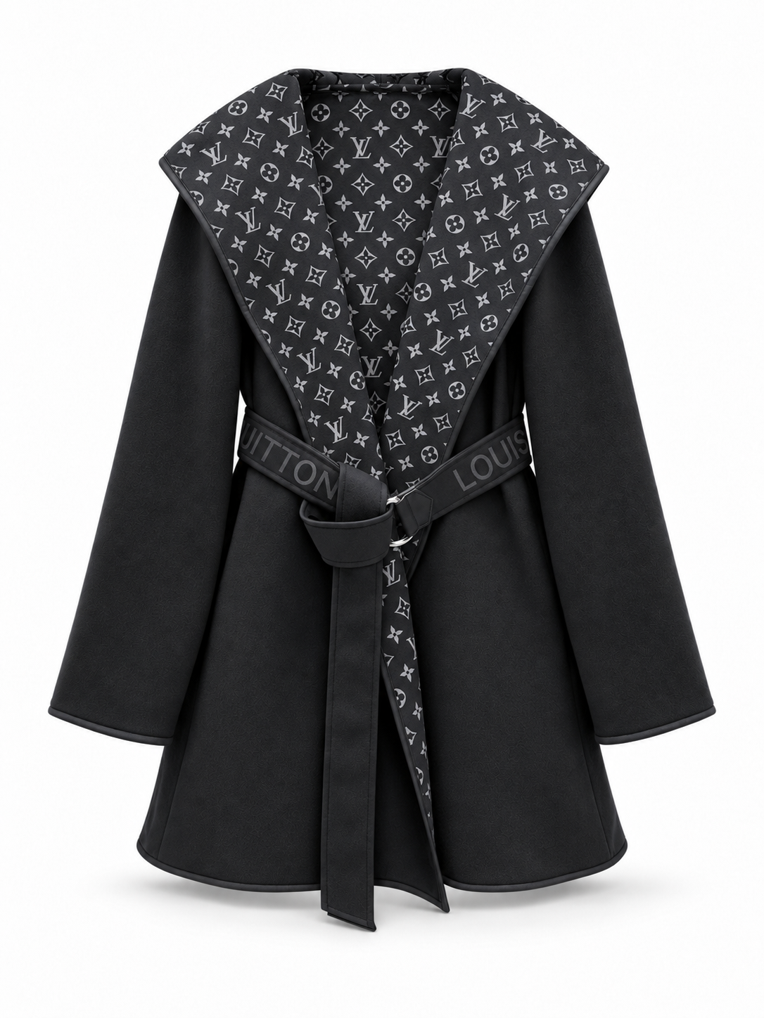 "LV" Étoile Monogram Wrap Coat