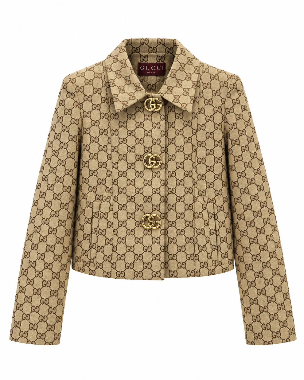 „GG“ Monogram Cropped Jacket